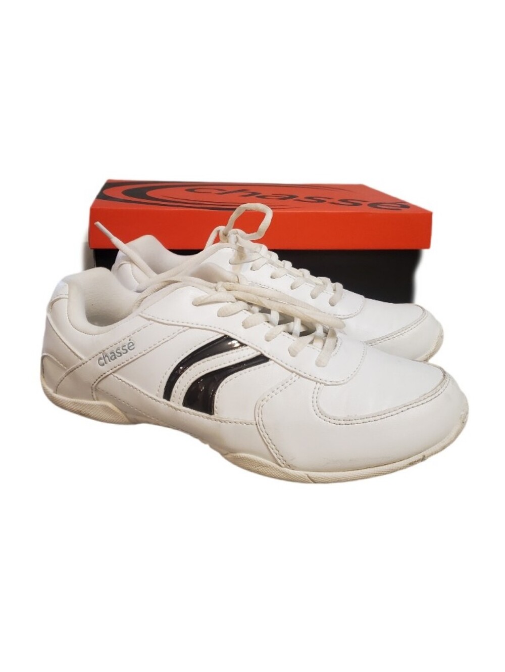 Chasse Women's White Flip IV Cheerleading Sneakers Shoes 7.5